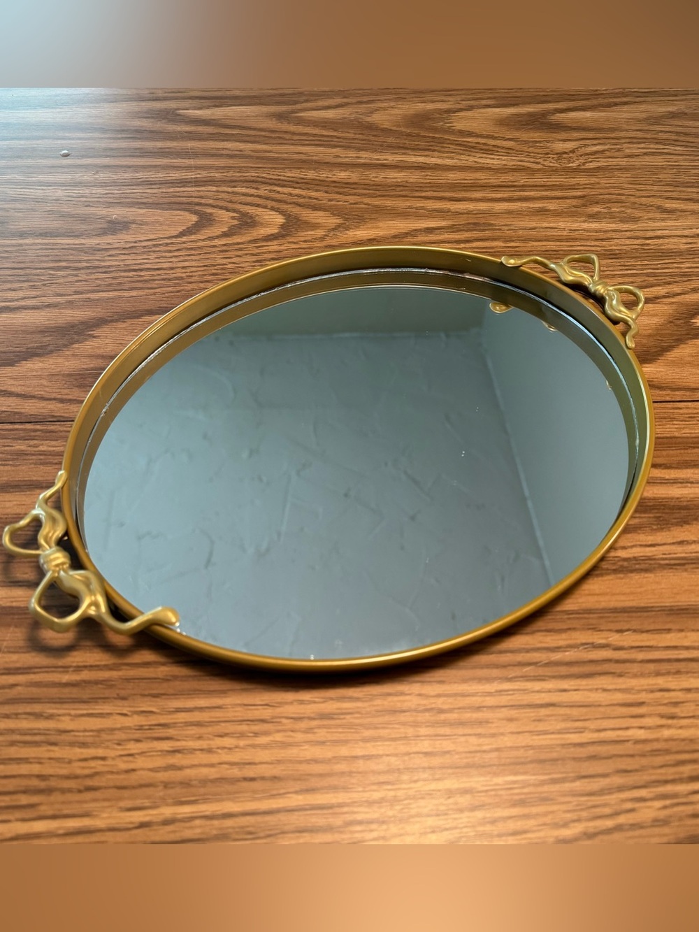 Gold Bow Small Mirrored Tray from Target
